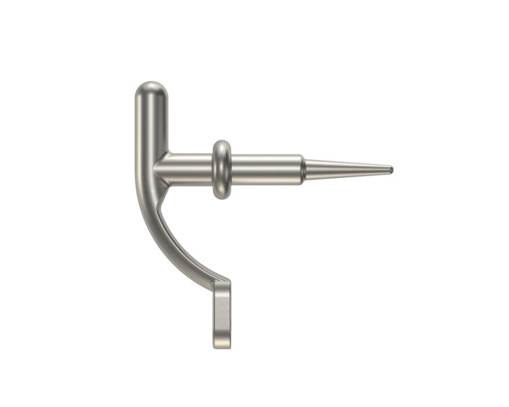 Tail hook for storm hook-dull-nickelplated
