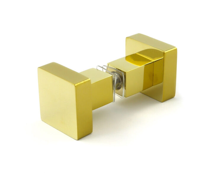 RG-9964 Door knob-square-gold